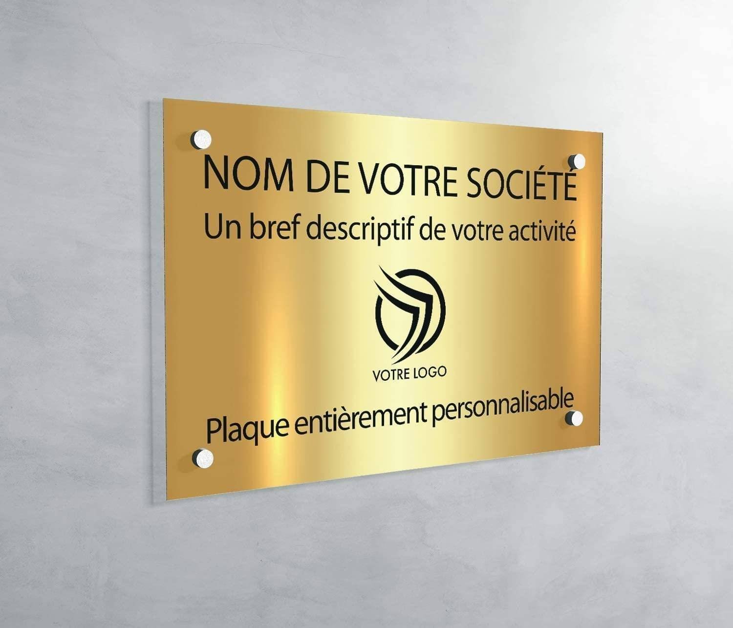 plaque signalétique gravure