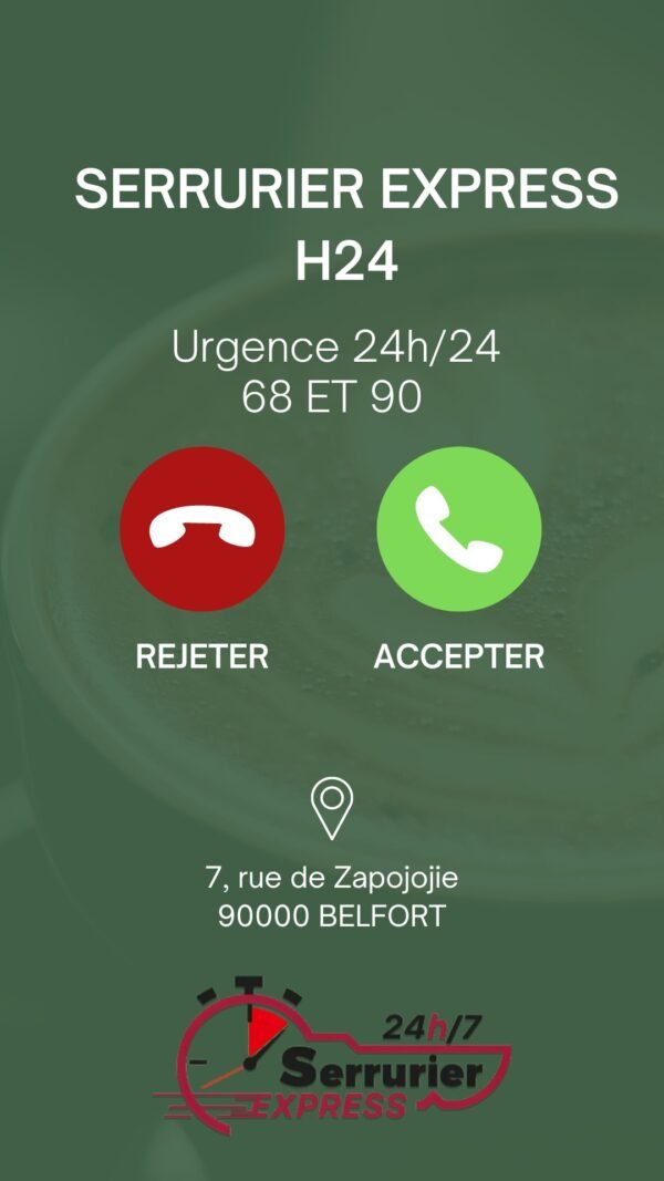 Qui est le meilleur service de dépannage de serrurier? Serrurier Express H24 appelez 0643188479 24h24 dans le Haut-Rhin et Territoire de Belfort