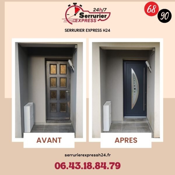 Installer une nouvelle porte d’entrée Installer une nouvelle porte d'entrée