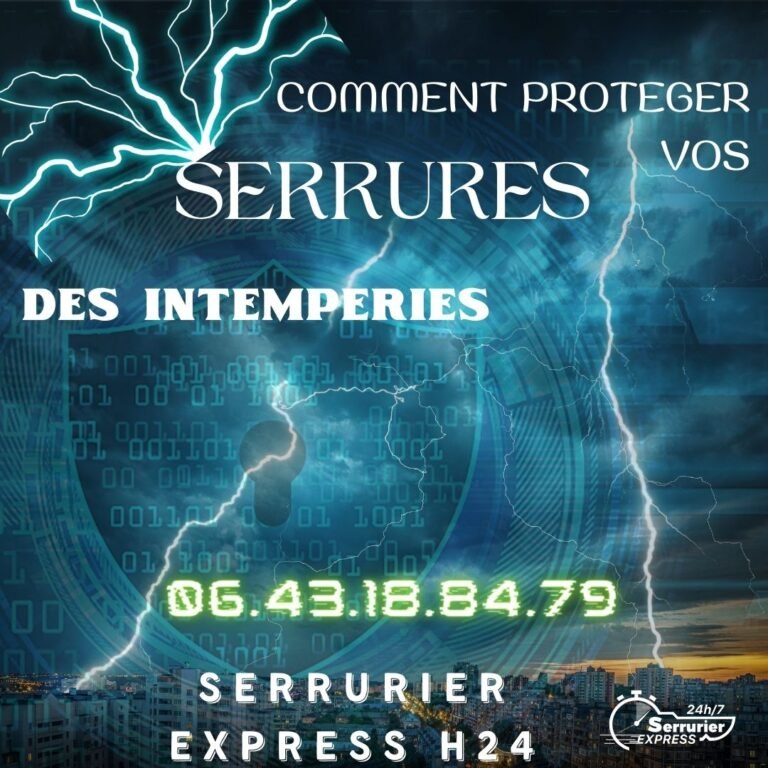 comment proteger vos serrures contre les intemperies