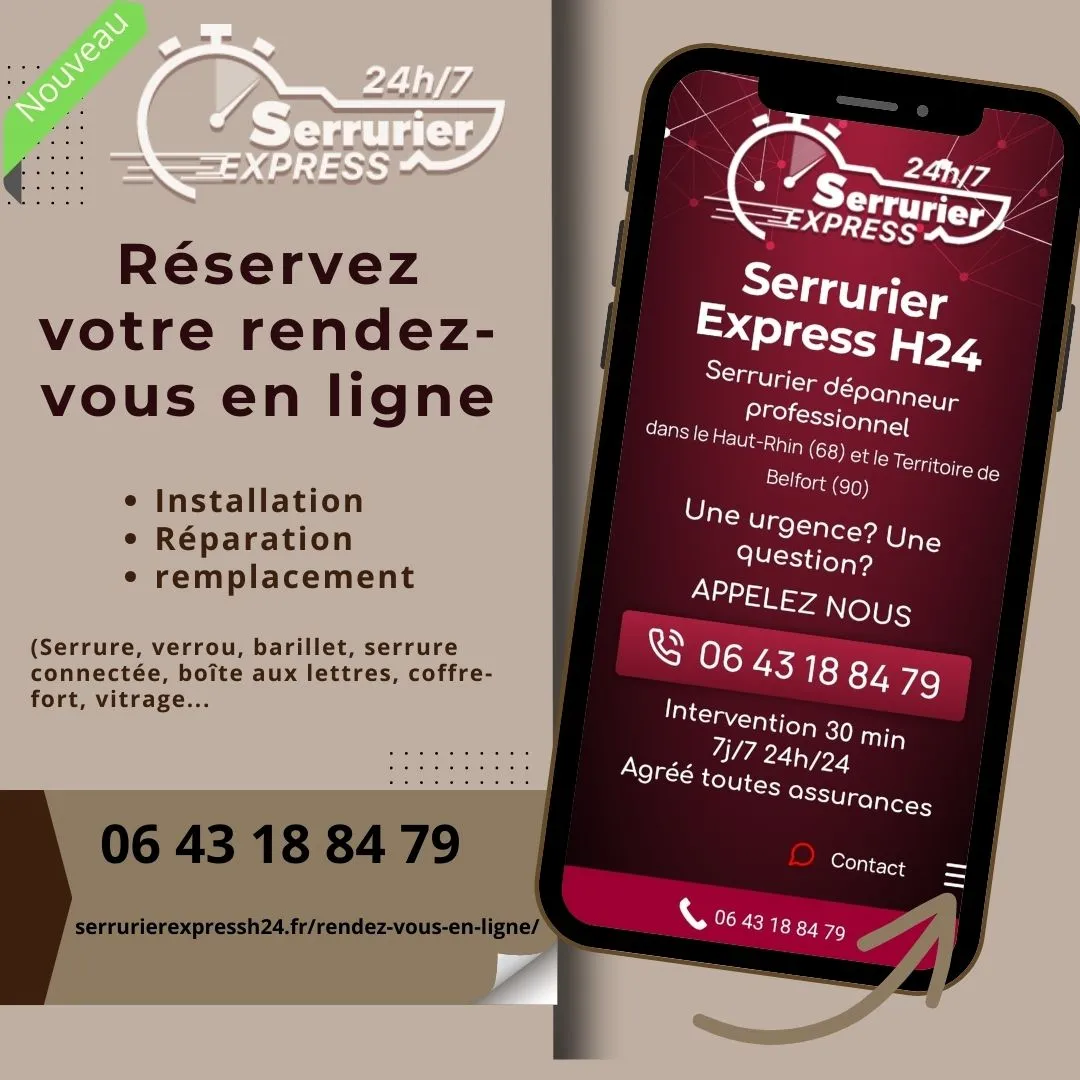 Reservation en ligne Devis serrurier express H24