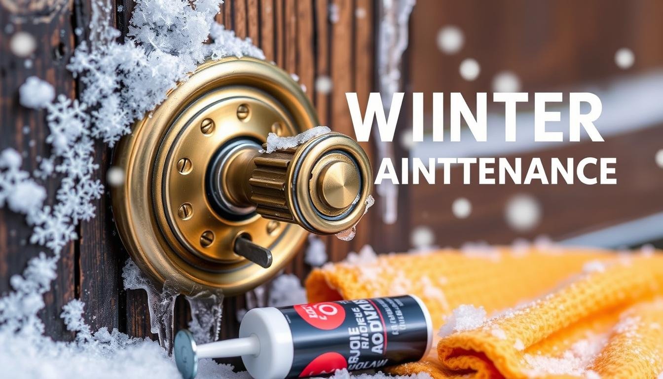 Comment entretenir sa serrure en hiver?