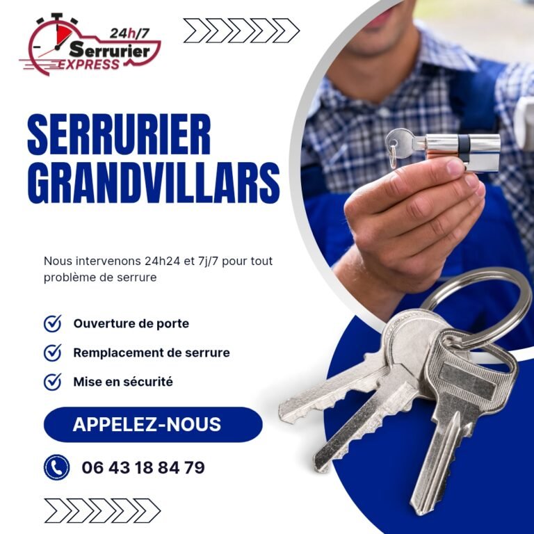 Serrurier Grandvillars dépannage d'urgence ouverture de porte