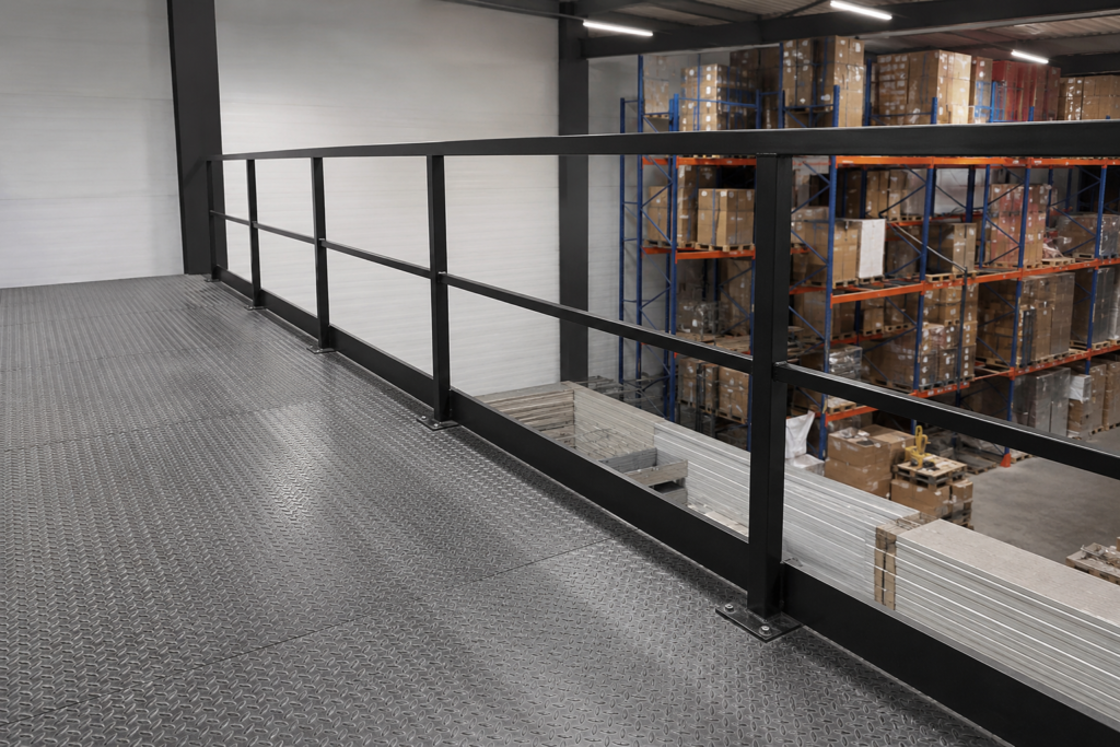 Garde corps Mezzanine industrielle